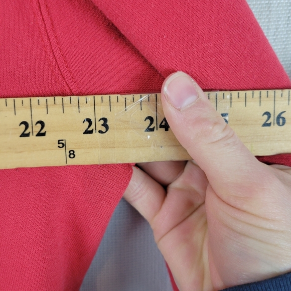 Vintage Champion Eco Fleece Boston University Crewneck Sweatshirt Red Size Large - Picture 7 of 9